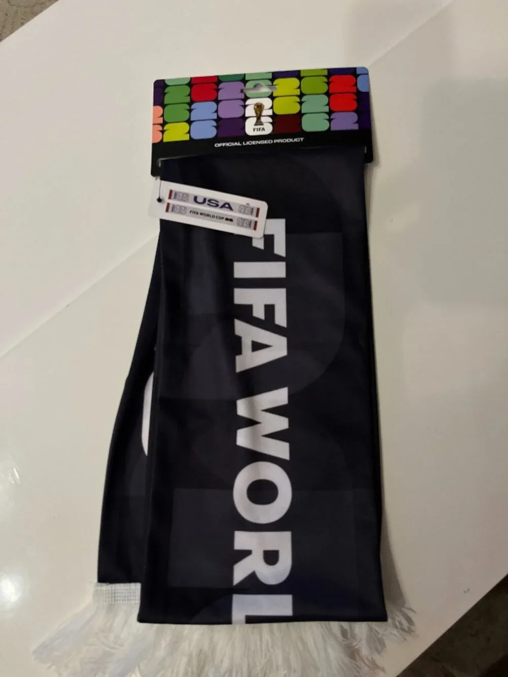 IFA Black & White Scarf (Set of TWO) Official Licensed Product NWT(col/x)